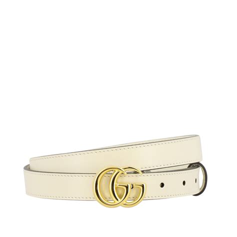 cinturón gucci blanco|cinturones Gucci para mujer.